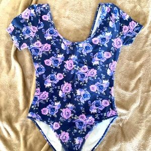Floral body suit